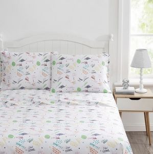 Crayola- “I feel” 4 piece sheet set- size Queen